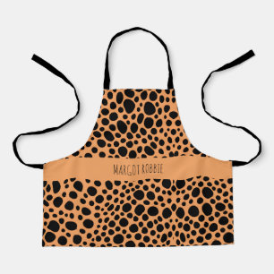 Cheetah skin Small Abstract Safari Pattern Apron