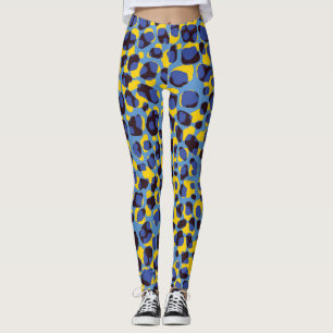 Cheetah skin texture, seamless animal print. leggings