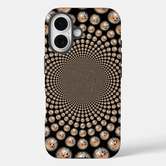 Cheetah Spin Spectacle – Feline Frenzy: Colourful  Case-Mate iPhone Case (Back)