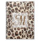 Cheetah Spot Animal Monogram Initial Note Book