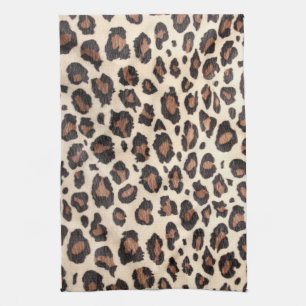 Cheetah Spot Animal Print Wild Kitchen Dish Towel