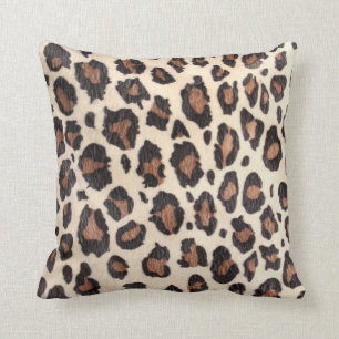 Cheetah Spot Animal Print Wild Throw Couch Pillow