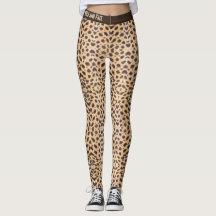 Cheetah Spots Personalise Text Live Wild and Free