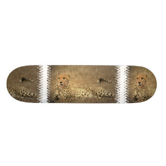 Cheetah Spots Skateboard