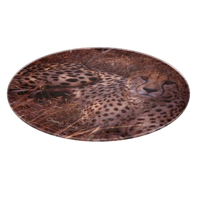 Cheetah Stare Cutting Board (Corner)