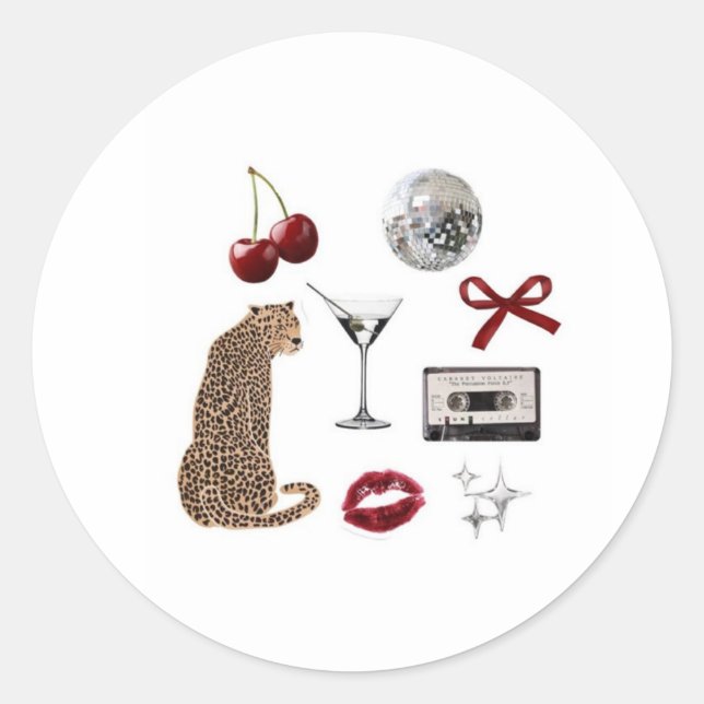 Cheetah sticker (Front)