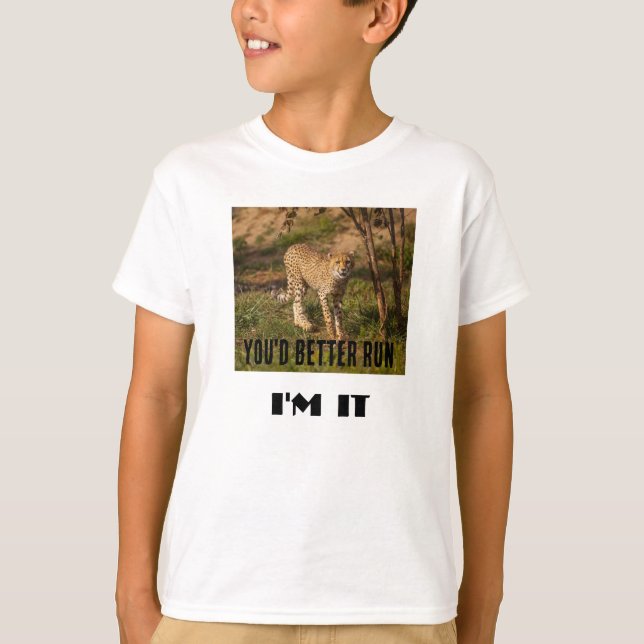 Cheetah TAG t-shirt (Front)