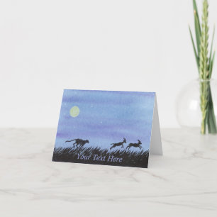 Cheetah Thank You Card