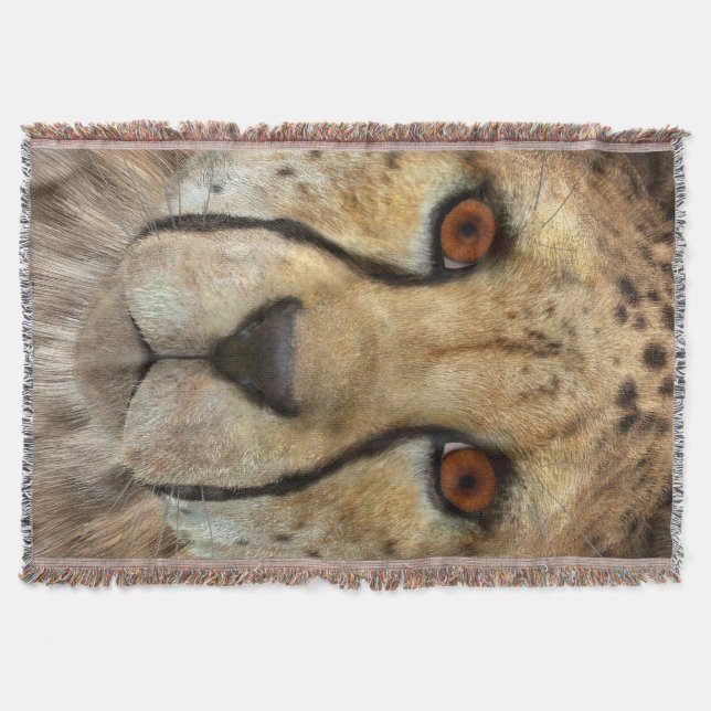 Cheetah Throw Blanket (Front)