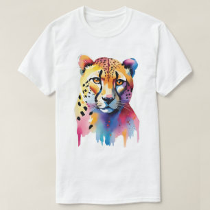 cheetah watercolor T-Shirt