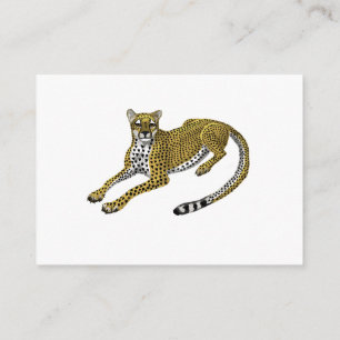Cheetah with Heart Spots Enclosure Card