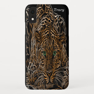 Cheetahs wild cat in the forest wood effect Case-Mate iPhone case