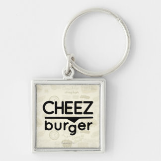 Cheezburger Logo (black) Key Ring