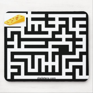 Cheezy Maze Mouse Pad