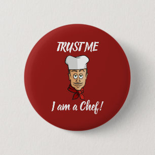 Chef 6 Cm Round Badge