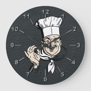 Chef approve large clock