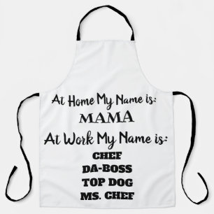 CHEF APRON, APRON FOR MAMA, APRON FOR CHEF, FUNNY 