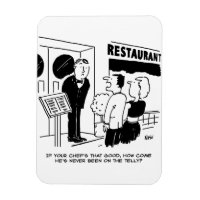 Chef at Restaurant Not Been on Television Cartoon