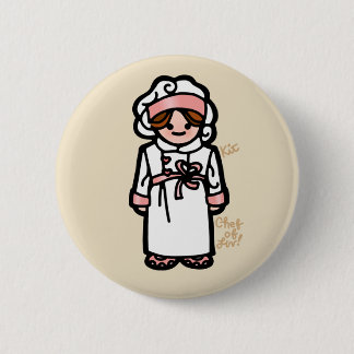 chef badge. 6 cm round badge