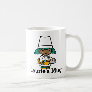 Chef/ Baker Girl in Apron cooking Coffee Mug