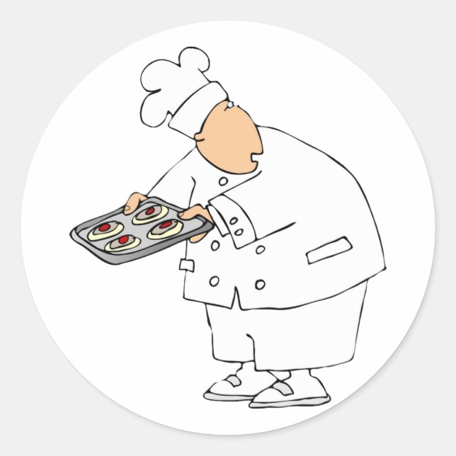 Chef Baking Stickers (Front)