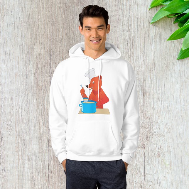 Chef Bear Cooking Soup Fun Animal Kitchen  Hoodie (Creator Uploaded)