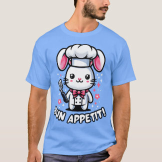 Chef Bunny Easter Day Funny Cooking Cook Baker Kit T-Shirt