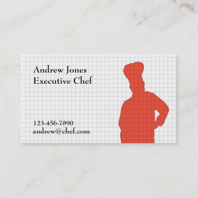 Chef Business Card (Front)