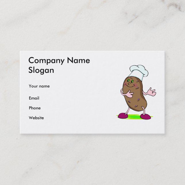 Chef Business Card (Front)