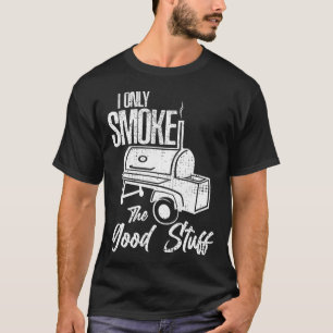 Chef Butcher Cook Bbq Smoke That Cow Beef Funny Sm T-Shirt