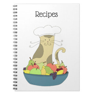 Chef Cat Recipe Notebook