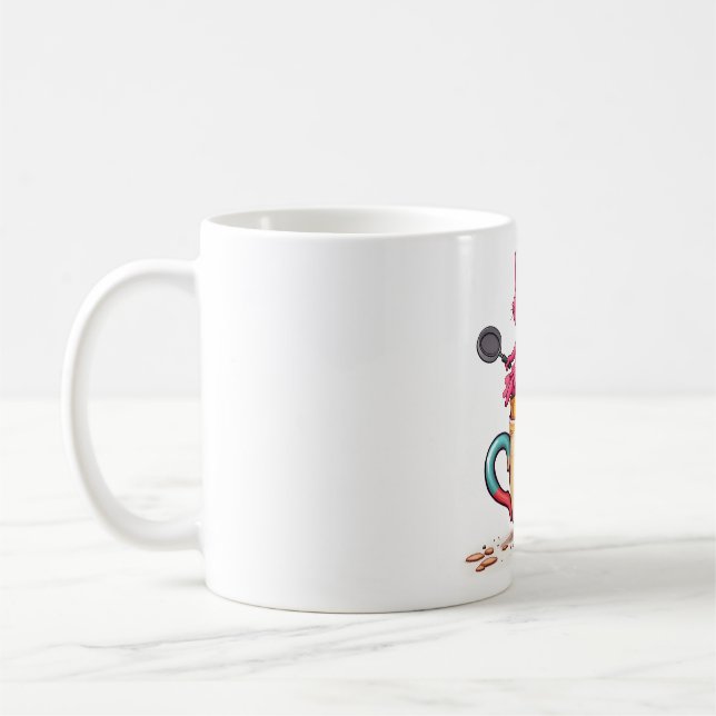 Chef Cat’s Coffee Break Mug (Left)