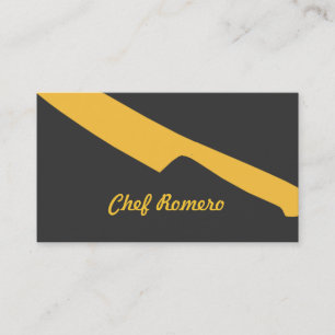 Chef Catering Food Restaurant Business Card
