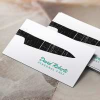 Chef Catering Restaurant Black Knife Plain