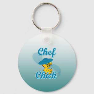Chef Chick #3 Key Ring