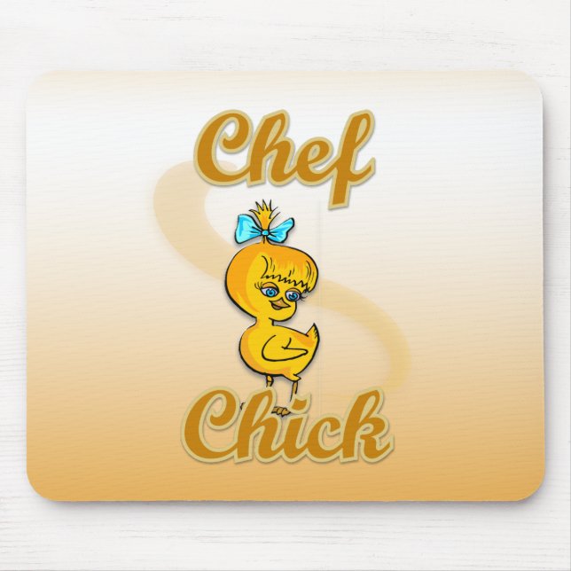 Chef Chick Mouse Pad (Front)