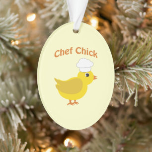 Chef Chick Ornament