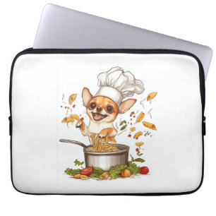 Chef Chihuahua � Culinary Dog Master Laptop Sleeve