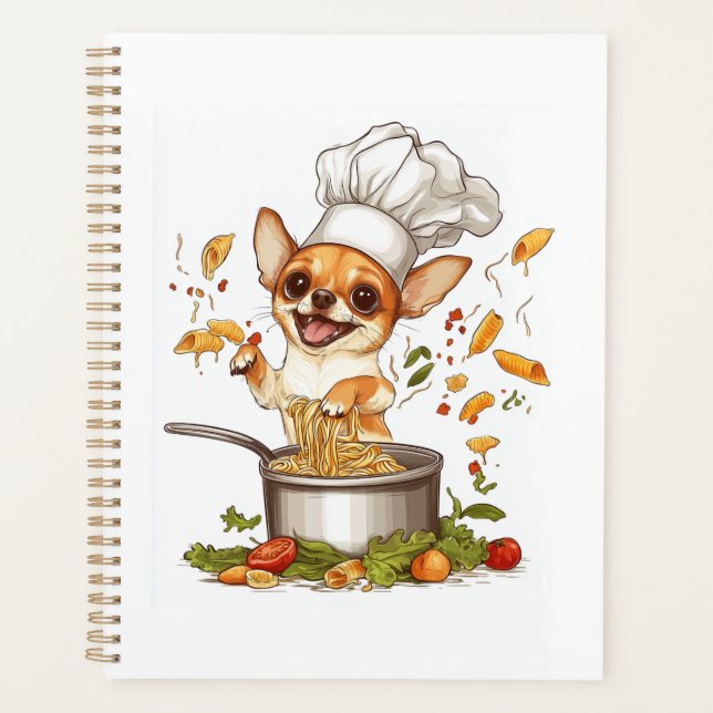 Chef Chihuahua � Culinary Dog Master Planner (Front)