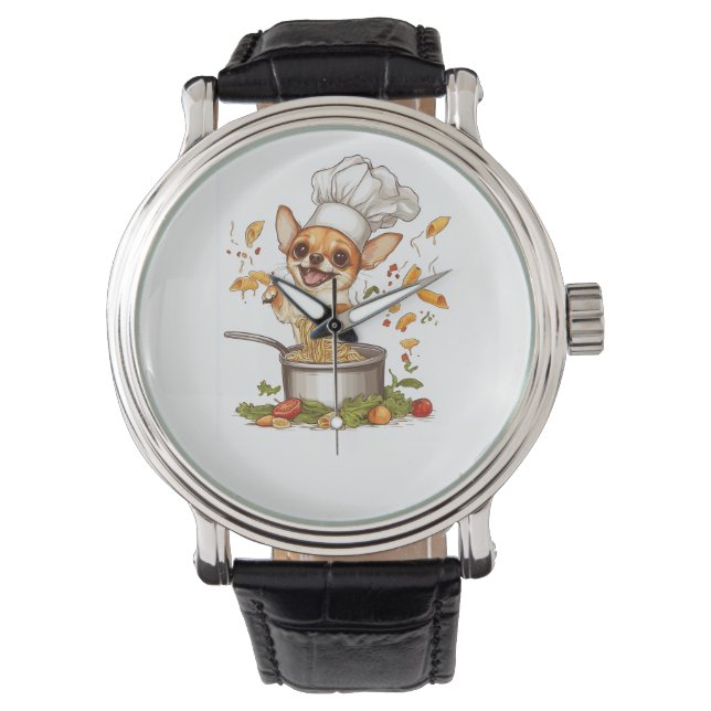 Chef Chihuahua � Culinary Dog Master Watch (Front)