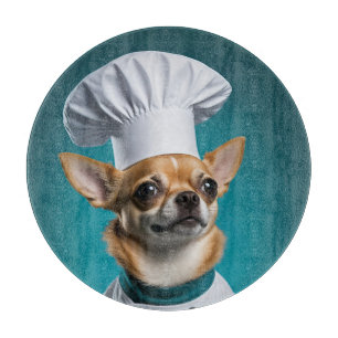 Chef Chihuahua Cutting Board