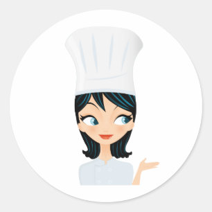 Chef Classic Round Sticker
