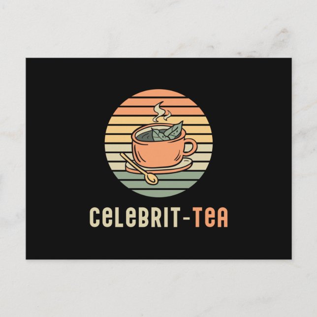 Chef Cook Cooking Cuisine Celebrit Tea Funny Gift Postcard (Front)
