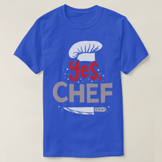 Chef Cook Cooking Culinary T-Shirt (Design Front)