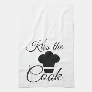 Chef Cook Kitchen Kiss Cook Tea Towel