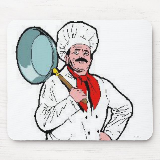 Chef Cook Mousepad (Front)