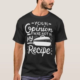 Chef Cook Recipe Cooking bird boss T-Shirt