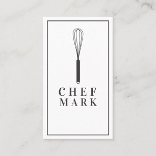 Chef Cook Restaurant Food Business Card