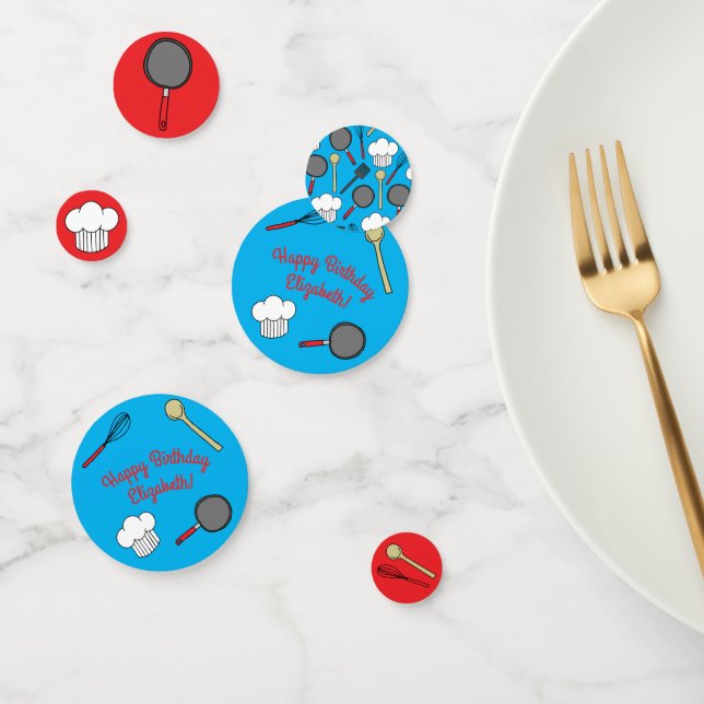 Chef Cooking Kids Birthday Party Confetti (Group)