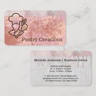 Chef Cooking Logo   Culinary   Restaurant Business Card